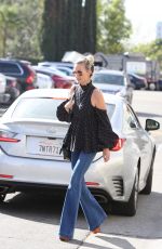 LAETICIA HALLYDAY Out and About in Hollywood 01/24/2018