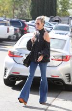 LAETICIA HALLYDAY Out and About in Hollywood 01/24/2018