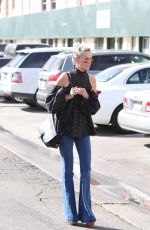 LAETICIA HALLYDAY Out and About in Hollywood 01/24/2018