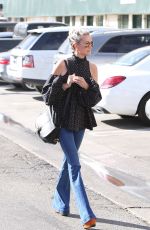 LAETICIA HALLYDAY Out and About in Hollywood 01/24/2018