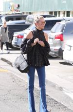 LAETICIA HALLYDAY Out and About in Hollywood 01/24/2018
