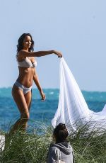 LAIS RIBEIRO, JASMINE TOOKES and JOSEPHINE SKRIVER on the Set of a VS Photoshoot in Miami 01/18/2018
