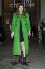 LAKE BELL at Giorgio Armani Prive Show at 2018 Haute Couture Fashion Week in Paris 01/23/2018
