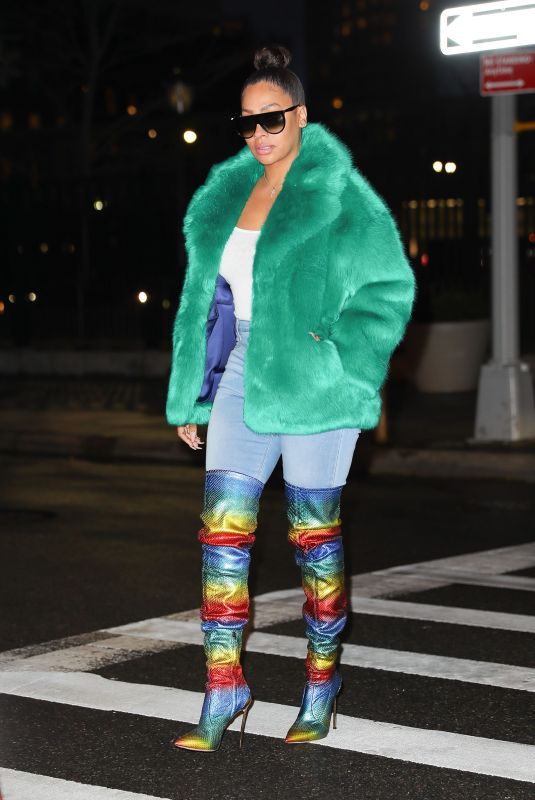 LALA ANTHONY Night Out in New York 01/23/2018