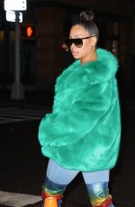 LALA ANTHONY Night Out in New York 01/23/2018