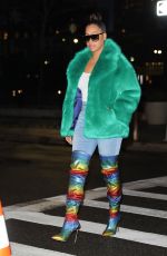 LALA ANTHONY Night Out in New York 01/23/2018