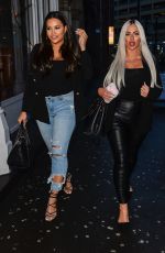 LATEYSHA GRACE and HOLLY HAGAN Out in Manchester 01/18/2018