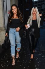 LATEYSHA GRACE and HOLLY HAGAN Out in Manchester 01/18/2018