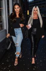 LATEYSHA GRACE and HOLLY HAGAN Out in Manchester 01/18/2018