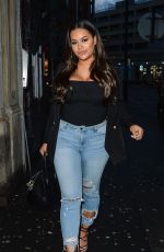 LATEYSHA GRACE and HOLLY HAGAN Out in Manchester 01/18/2018