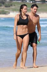 LAURA BYRNE in Bikini on the Bondi Beach in Sydney 12/12/2017