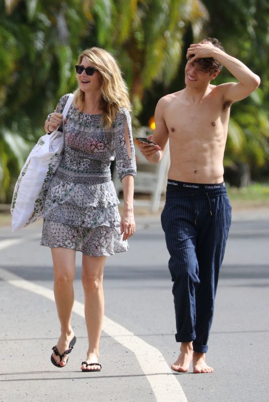 LAURA DERN Out and About in Hawaii 01/02/2018