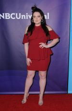 LAUREN ASH at NBC/Universal TCA Winter Press Tour in Los Angeles 01/09/2018