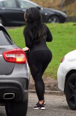 LAUREN GOODGER in Tights Out and About in Essex 01/17/2018