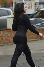 LAUREN GOODGER in Tights Out and About in Essex 01/17/2018