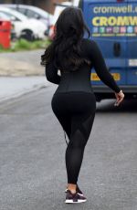 LAUREN GOODGER in Tights Out and About in Essex 01/17/2018