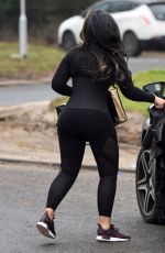 LAUREN GOODGER in Tights Out and About in Essex 01/17/2018