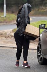 LAUREN GOODGER in Tights Out and About in Essex 01/17/2018