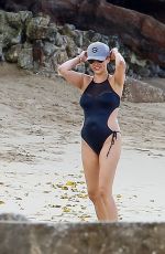 LAUREN SILVERMAN in Swimsuit on Holliday in Barbados 01/06/2018
