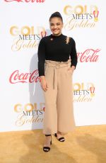 LAURIE HERNANDEZ at 5th Annual Gold Meets Golden in Los Angeles 01/06/2018