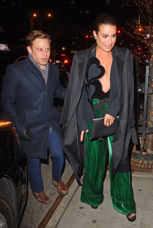 LEA MICHELE and Zandy Reich Out in New York 01/252018