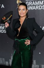 LEA MICHELE at Delta Airlines Pre-grammy Party in New York 01/25/2018