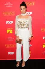 LEA MICHELE at The Assassination of Gianni Versace: American Crime Story Premiere in Hollywood 01/08/2018