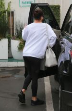 LEA MICHELE Leaves a Spa in Santa Monica 01/03/2018