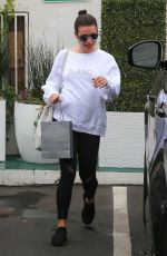 LEA MICHELE Leaves a Spa in Santa Monica 01/03/2018