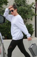 LEA MICHELE Leaves a Spa in Santa Monica 01/03/2018