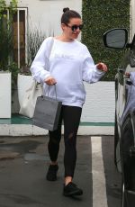 LEA MICHELE Leaves a Spa in Santa Monica 01/03/2018