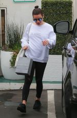 LEA MICHELE Leaves a Spa in Santa Monica 01/03/2018