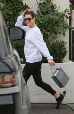 LEA MICHELE Leaves a Spa in Santa Monica 01/03/2018