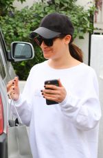 LEA MICHELE Leaves Brentwood Spa and Salon in Brentwood 01/19/2018