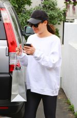 LEA MICHELE Leaves Brentwood Spa and Salon in Brentwood 01/19/2018