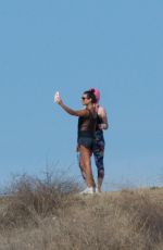 LEA MICHELE Out Hiking in Los Angeles 01/07/2018