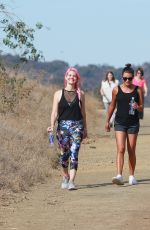 LEA MICHELE Out Hiking in Los Angeles 01/07/2018