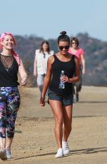 LEA MICHELE Out Hiking in Los Angeles 01/07/2018