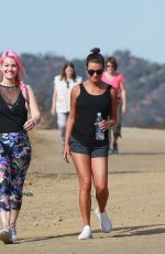 LEA MICHELE Out Hiking in Los Angeles 01/07/2018