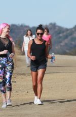 LEA MICHELE Out Hiking in Los Angeles 01/07/2018
