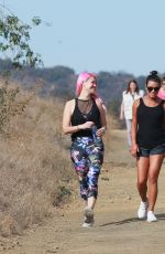 LEA MICHELE Out Hiking in Los Angeles 01/07/2018