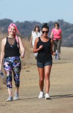 LEA MICHELE Out Hiking in Los Angeles 01/07/2018