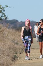 LEA MICHELE Out Hiking in Los Angeles 01/07/2018