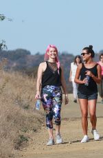 LEA MICHELE Out Hiking in Los Angeles 01/07/2018