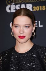 LEA SEYDOUX at Cesar Revelations 2018 at Le Petit Palais in Paris 01/15/2018