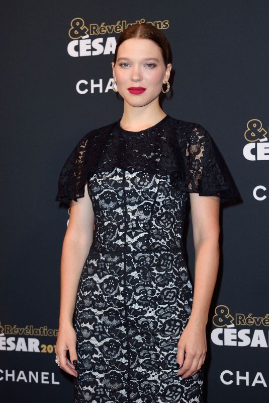 LEA SEYDOUX at Cesar Revelations 2018 at Le Petit Palais in Paris 01/15/2018