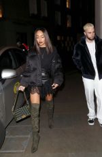 LEIGH-ANNE PINNOCK at Cantina Laredo Restaurant in London 01/08/2018