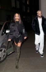 LEIGH-ANNE PINNOCK at Cantina Laredo Restaurant in London 01/08/2018