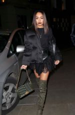 LEIGH-ANNE PINNOCK at Cantina Laredo Restaurant in London 01/08/2018