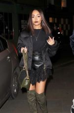 LEIGH-ANNE PINNOCK at Cantina Laredo Restaurant in London 01/08/2018